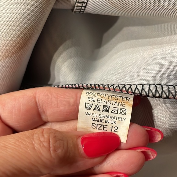 Glamour Babe women’s fitted bodycon strap party dress black / floral size XS - Picture 7 of 12